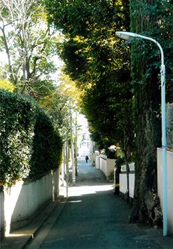 No.1 Backstreets of Shirokanedai 3-chome (vicinity of the former Imasato-cho)