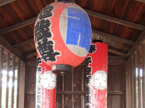 No.46 Kofukuji, the "Ghost Buddha"'s paper lanterns