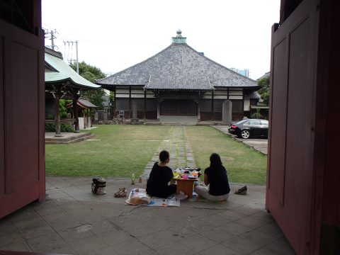 No.52 Jokyoji in the distance