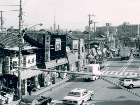 No.254 From on the pedestrian overbridge at Hiyoshizakaue