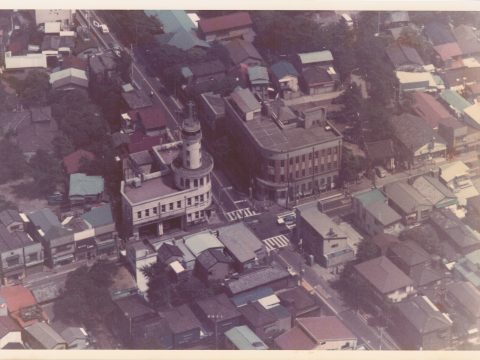 No.304 Takanawa Fire Station and Takanawa Police Station – Aerial photograph