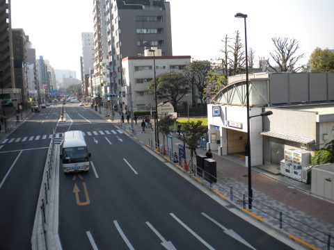 No.329 Shirokanedai Station and Meguro Street