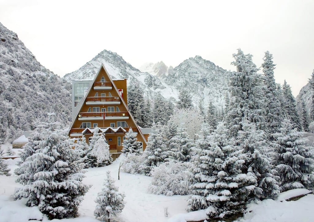 Ala-Archa National Park in Winter