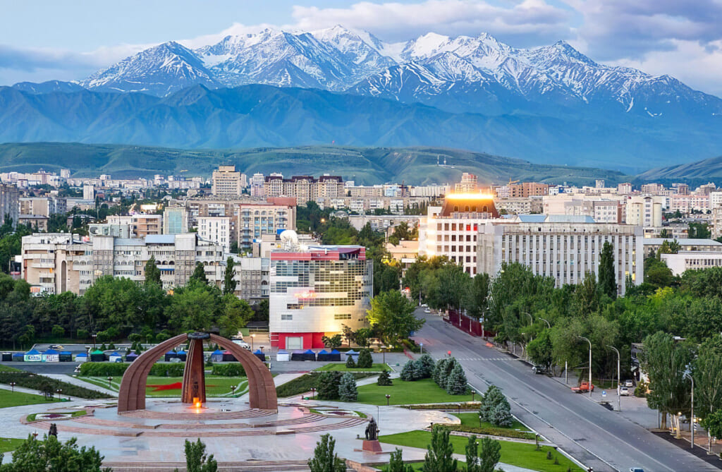 首都 Bishkek(ビシュケク)